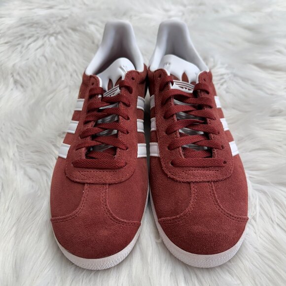 Adidas Gazelle Preloved Ruby White Gold Metallic Mens Shoes JH5386 NEW Sz 8.5 main image 6